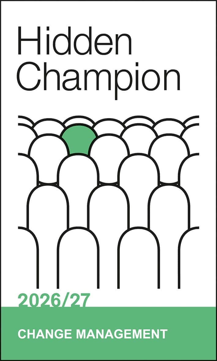 Hidden Champion for Change Management 2018 – 2027