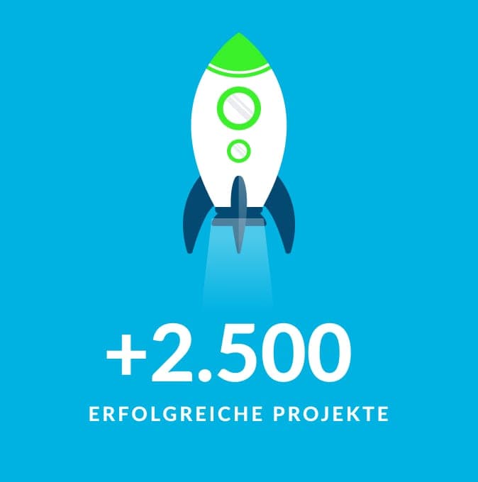 Over 2,500 successful projects