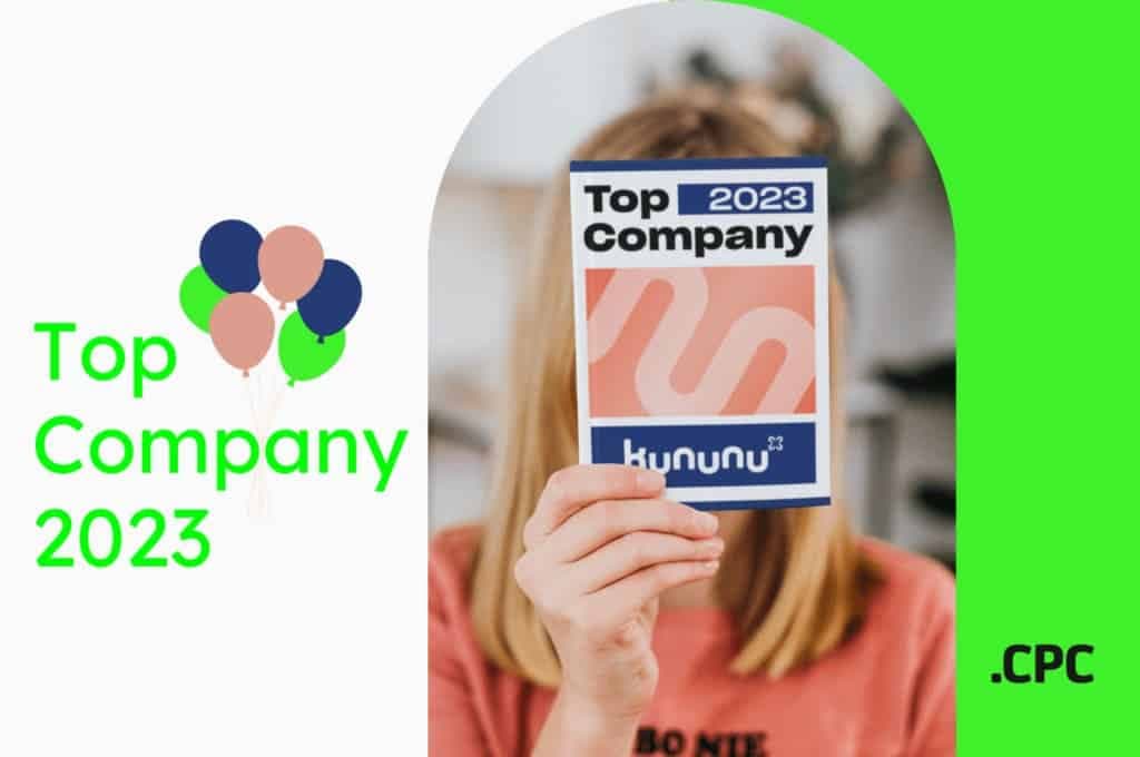 Auszeichnung zur kununu Top Company 2023