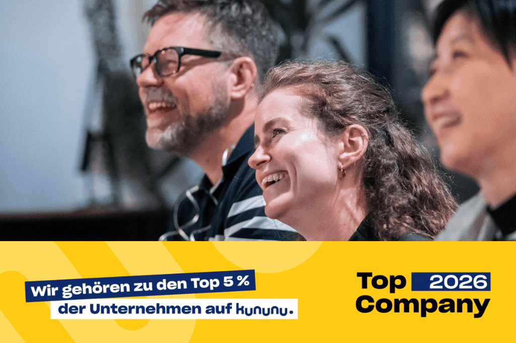 Zum fünften Mal: kununu Top Company 2026